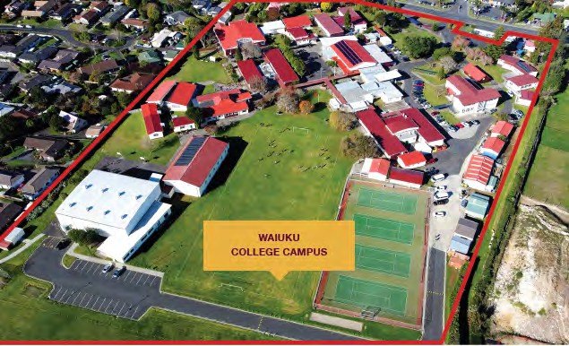 와이우쿠 컬리지(Waiuku College) 캠퍼스 (뉴질랜드 오클랜드 인근)